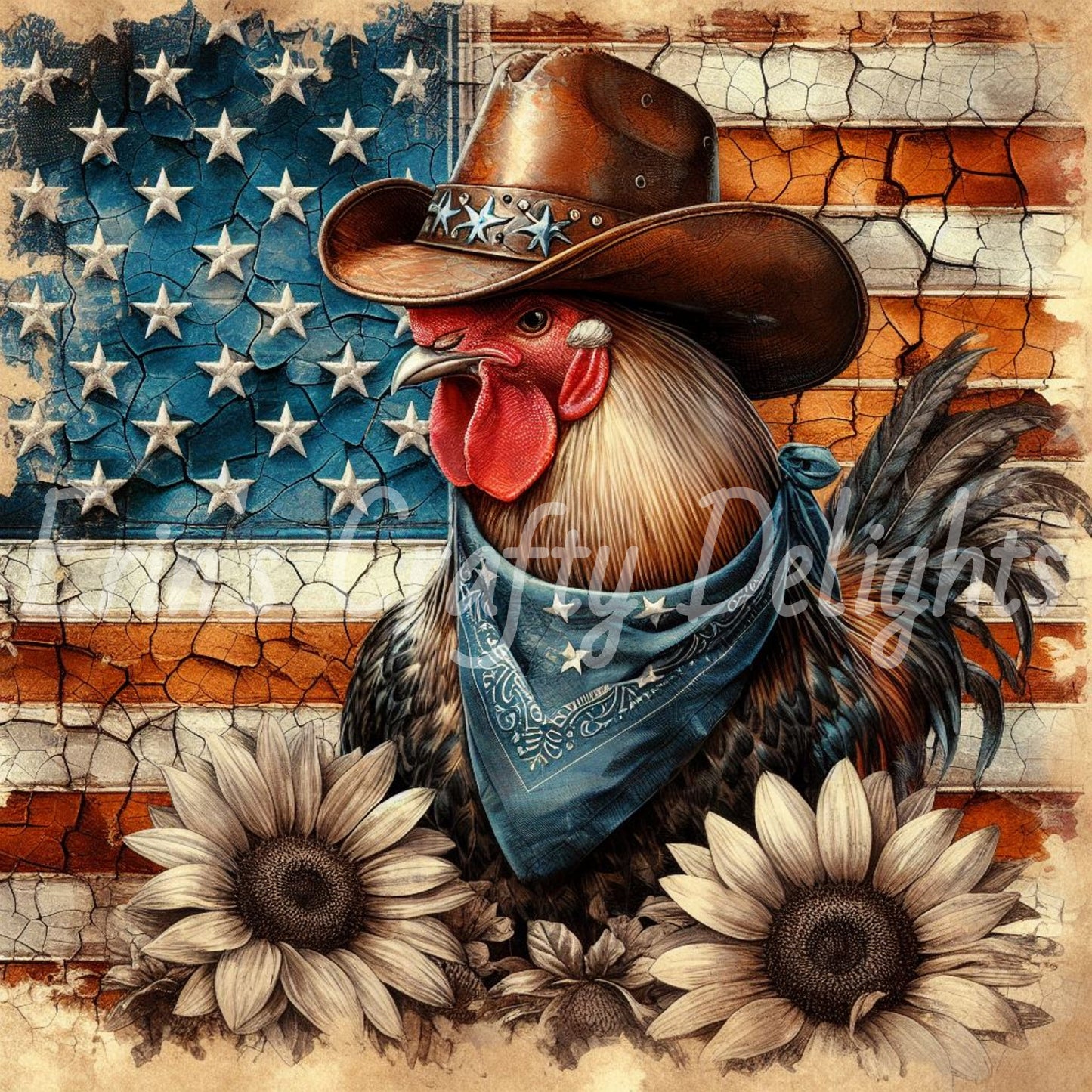 Cowboy Roosters Set 1