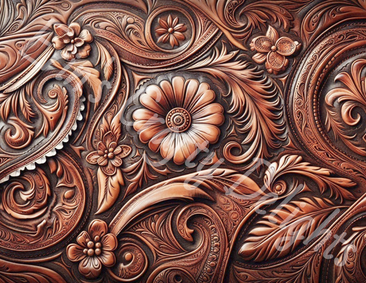 Carved Leather Printable 1