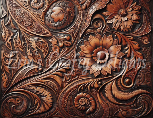 Carved Leather Printable 2