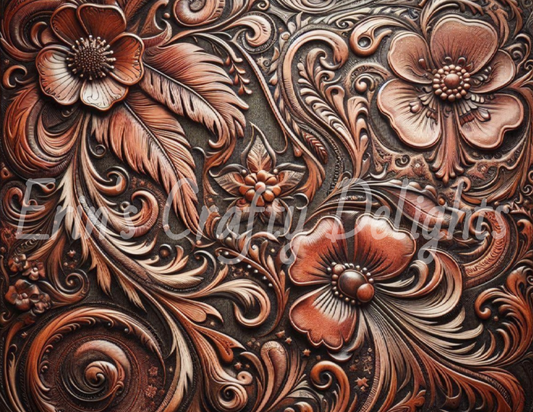Carved Leather Printable 3