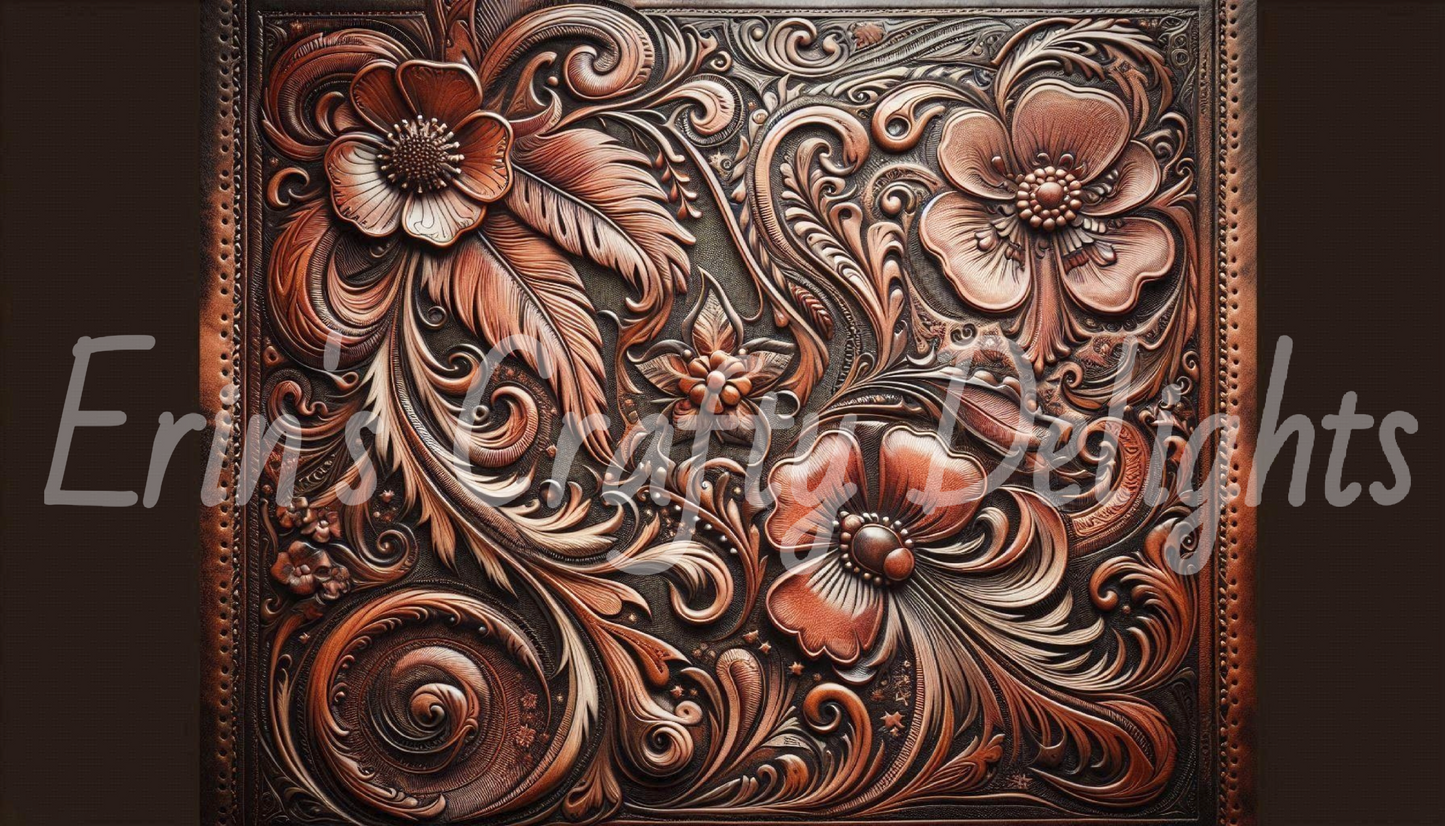 Carved Leather Printable 3