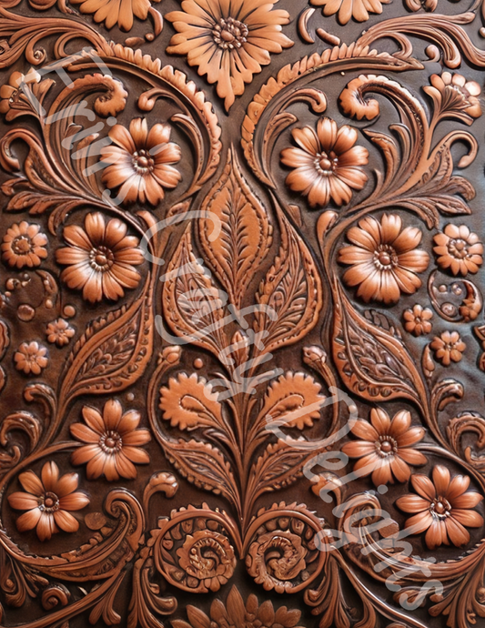 Carved Leather Printable 5