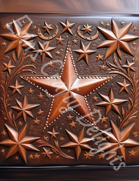 Carved Leather Printable 6