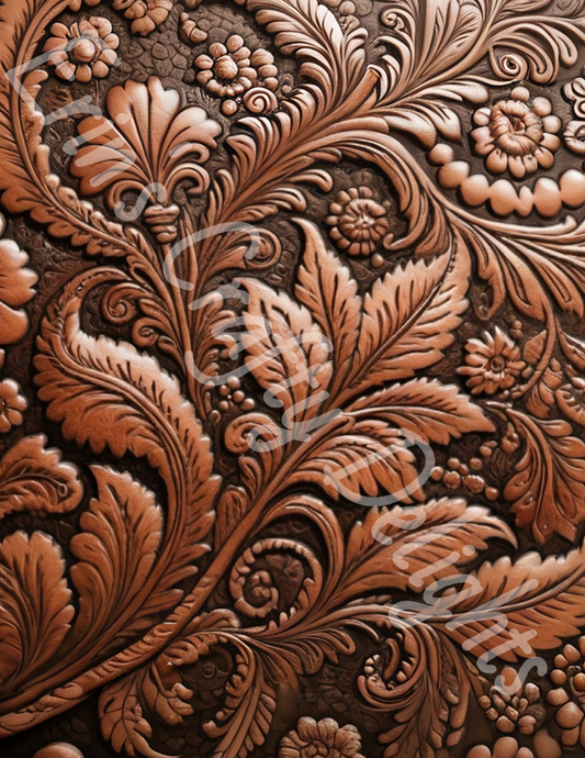 Carved Leather Printable 7