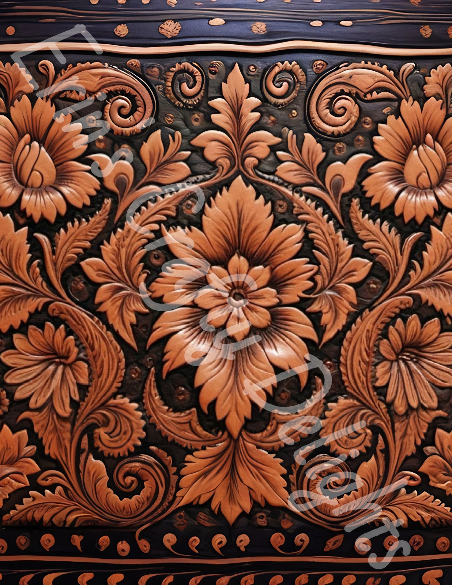 Carved Leather Printable 8