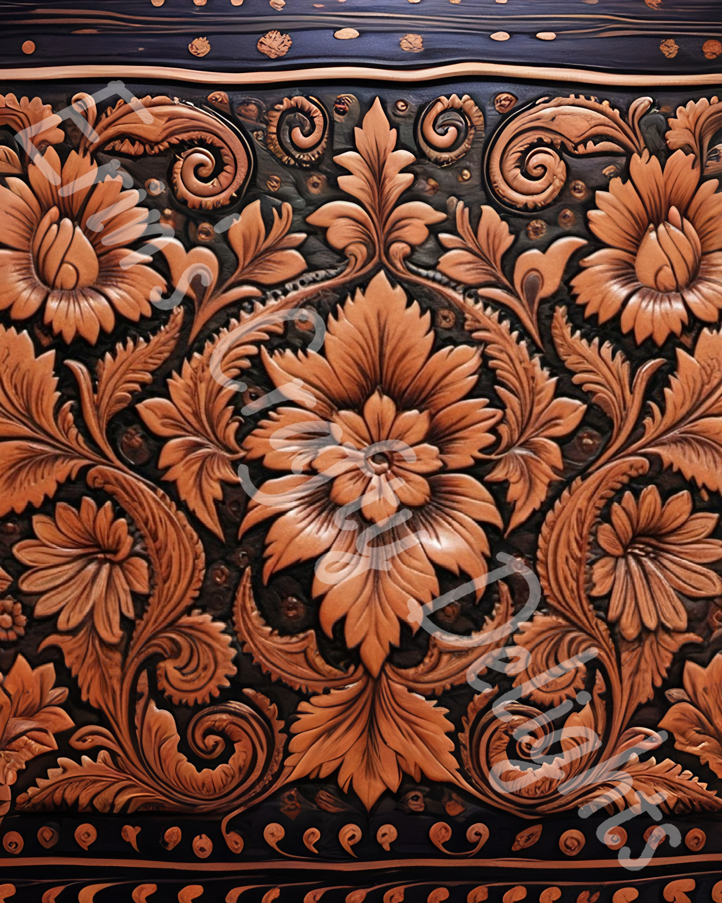 Carved Leather Printable 8