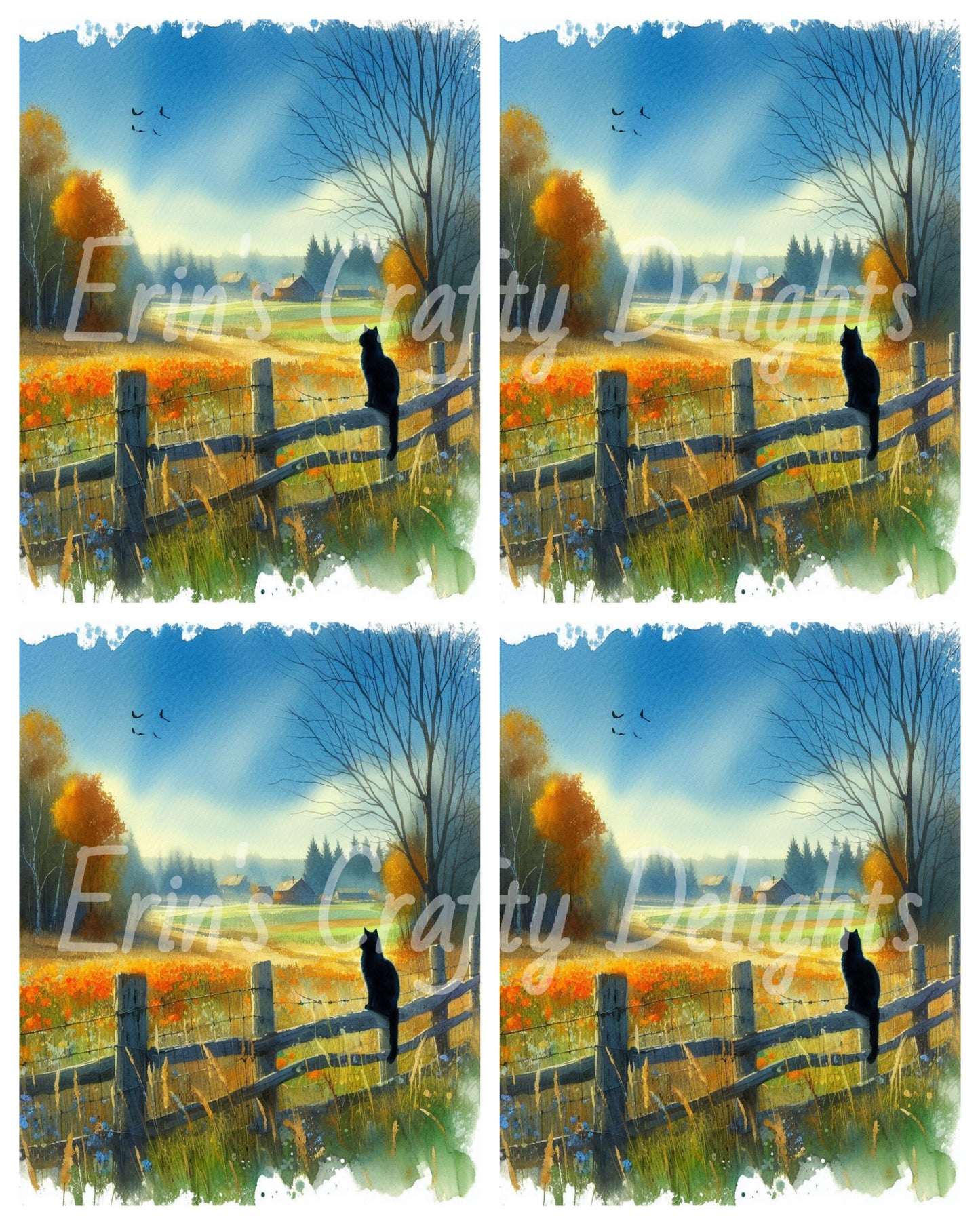 Cat on a Fence 2