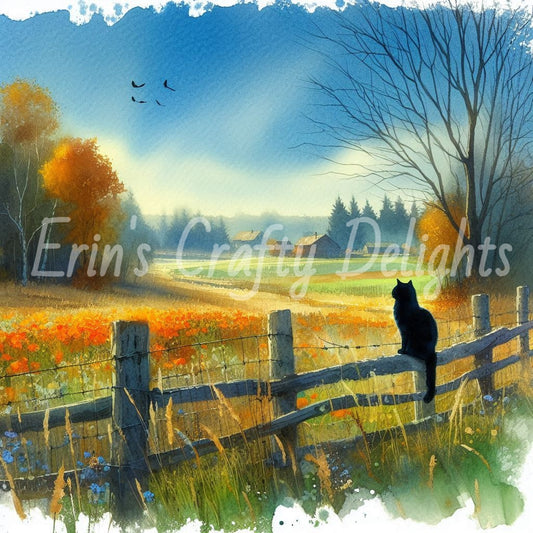 Cat on a Fence 2