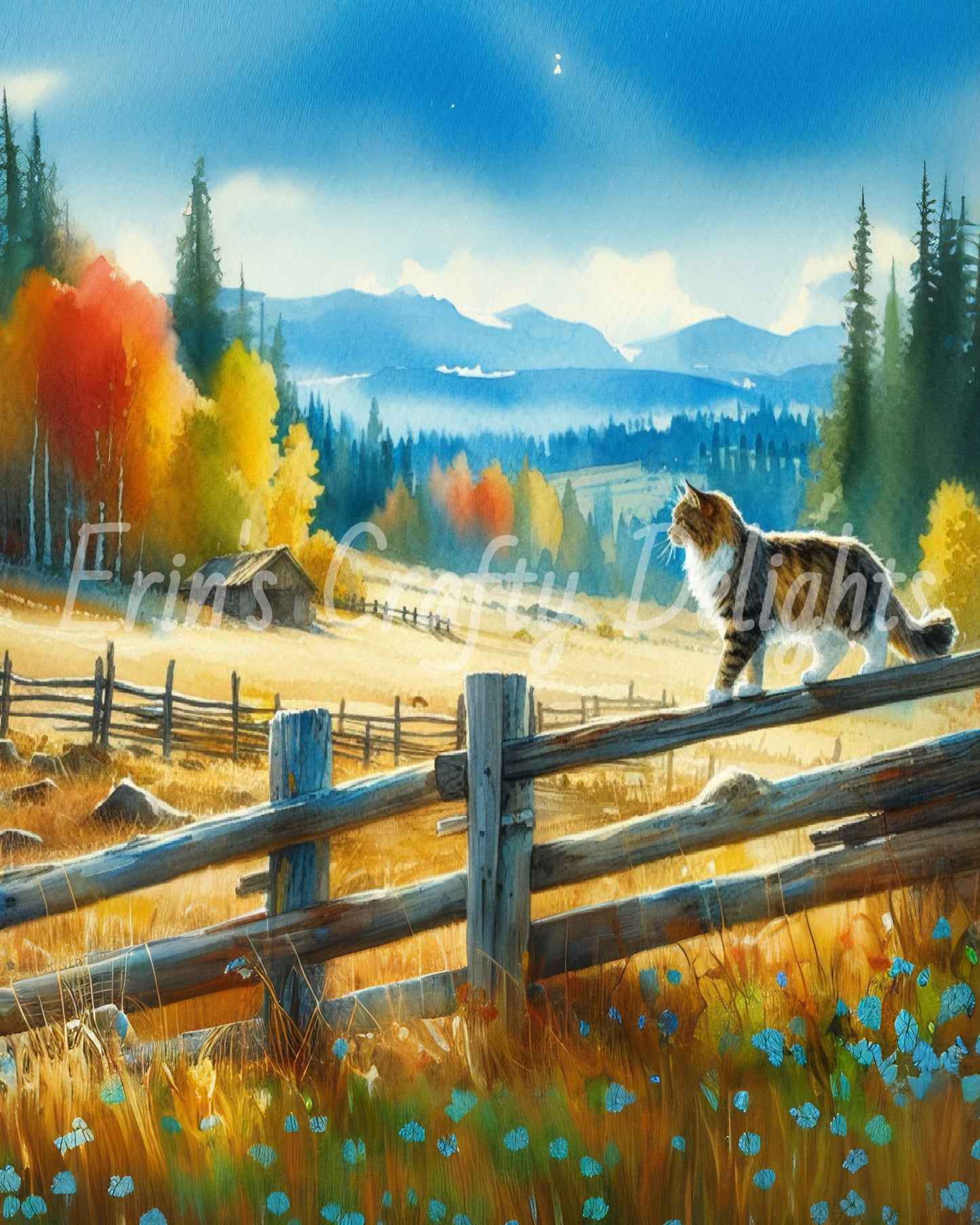 Cat on a Fence 4