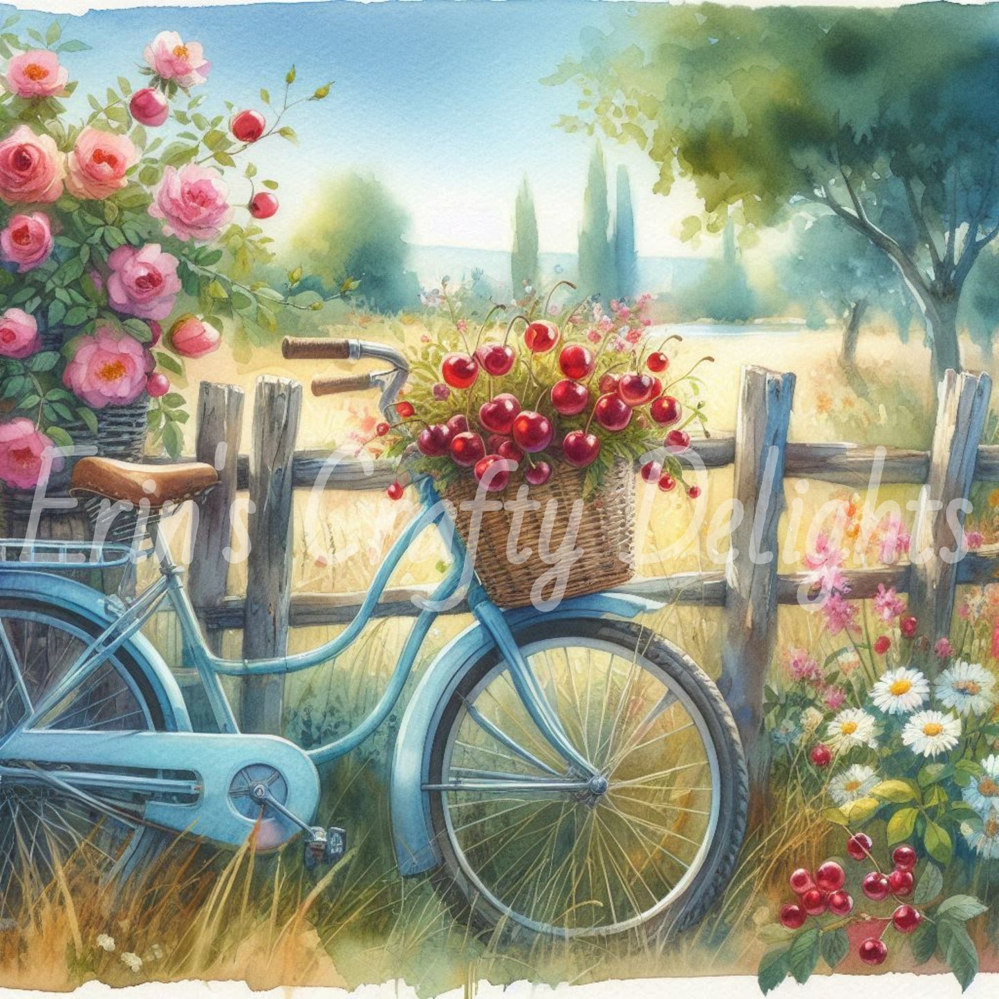2 Sq Cherry Lane 8x8 Printable