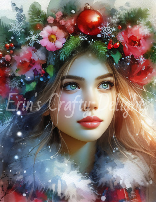 Christmas Girl Portrait 5