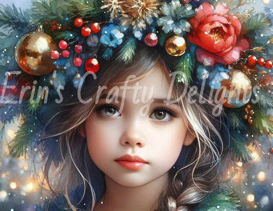 Christmas Girl Portrait 1