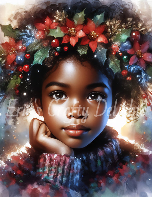 Christmas Girl Portrait 4