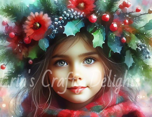Christmas Girl Portrait 6
