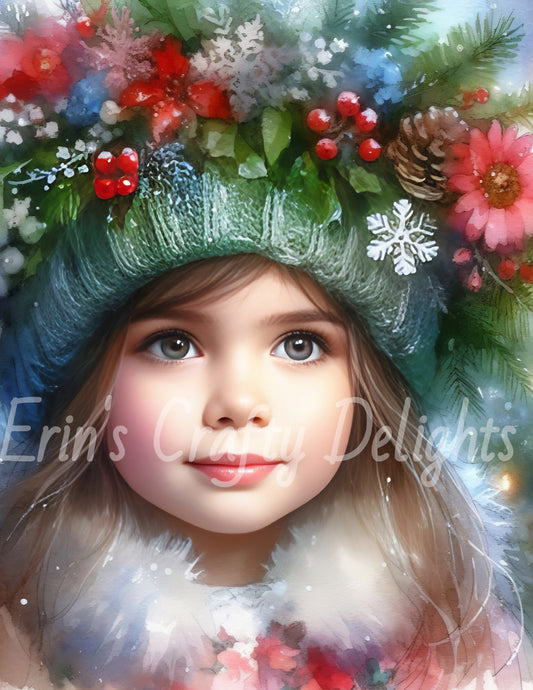 Christmas Girl Portrait 7