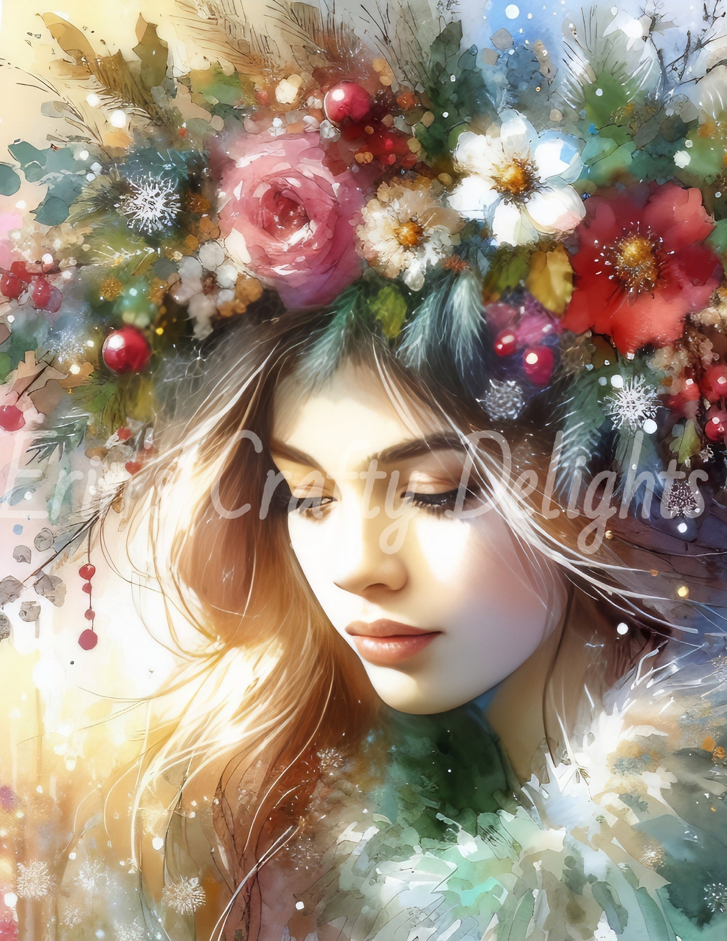 Christmas Woman Portrait 9
