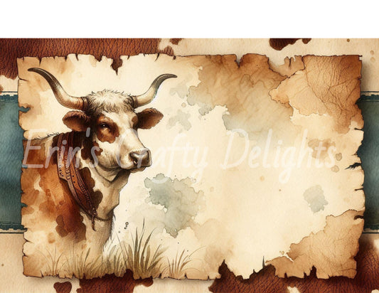 Cow Hide & Parchment 11