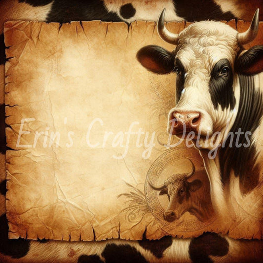 Cow Hide & Parchment 4
