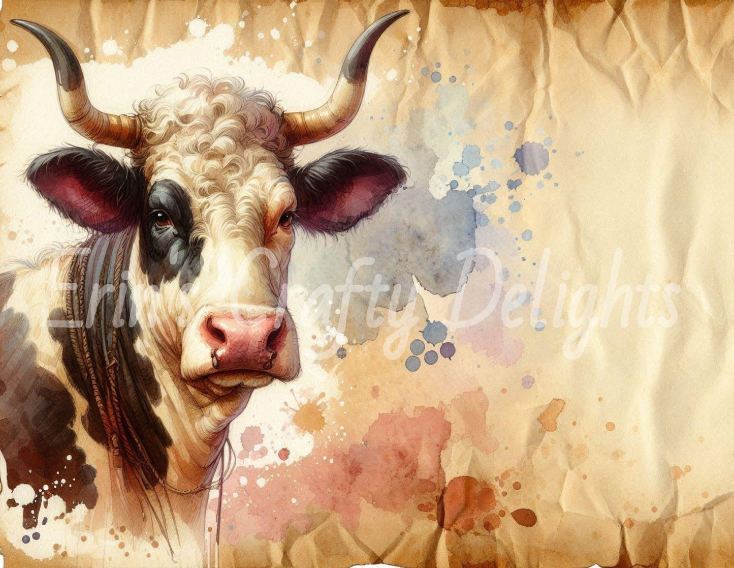 Cow Hide & Parchment 2