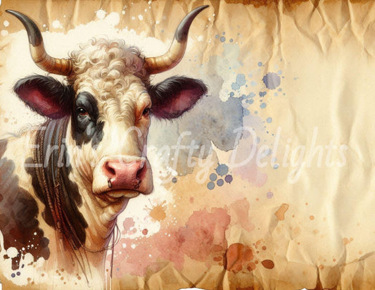 Cow Hide & Parchment 2