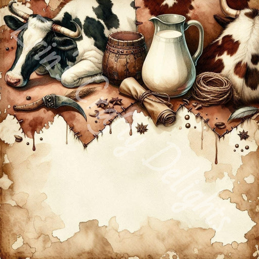 Cow Hide & Parchment 6