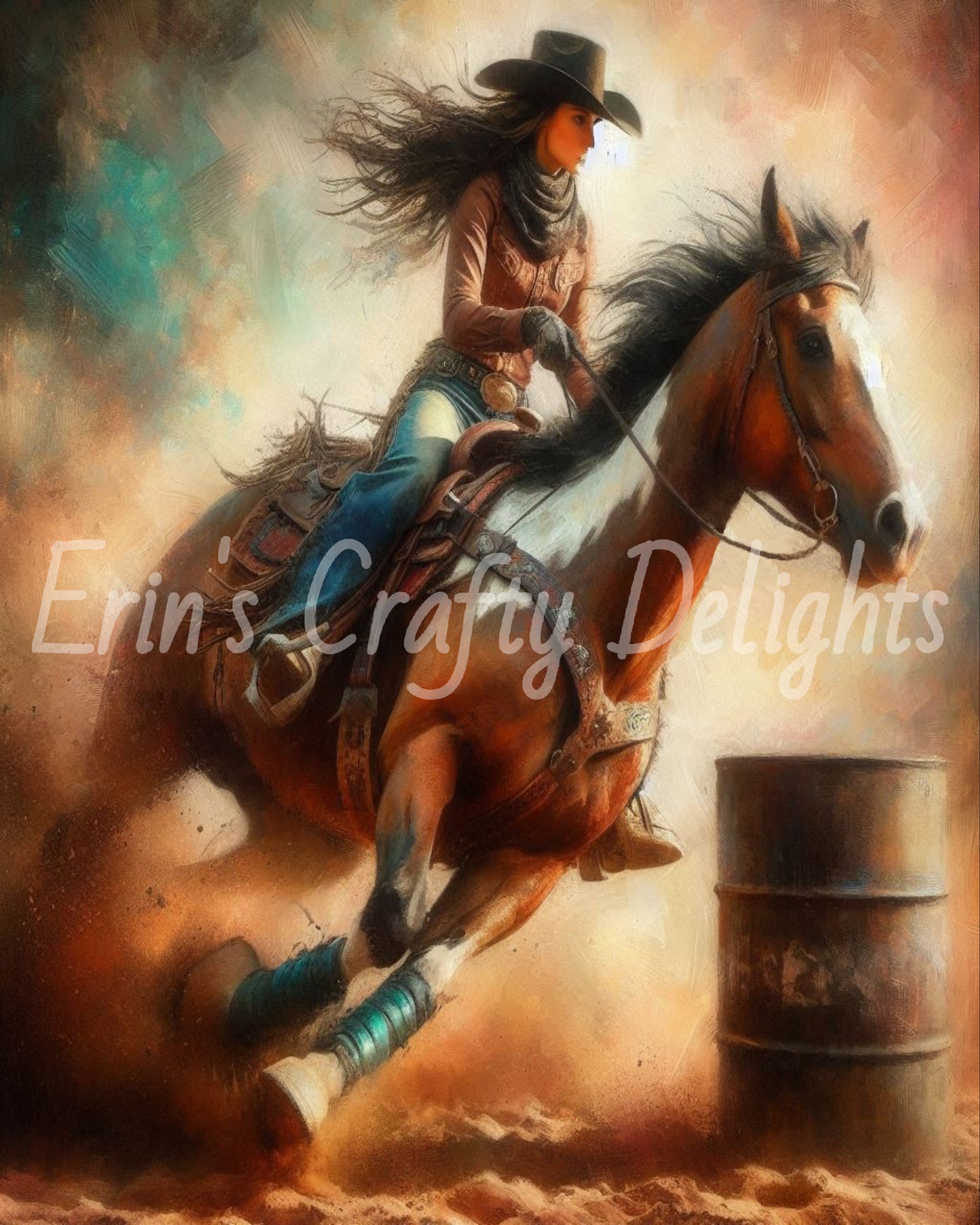Cowgirl on Horse 26