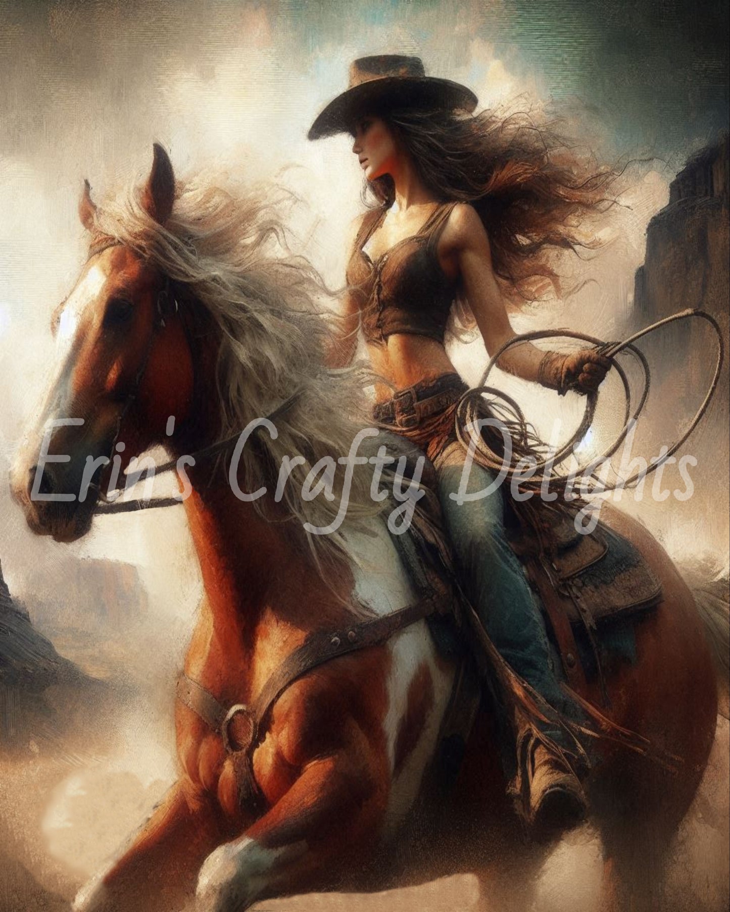 Cowgirl on Horse 30