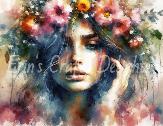 Emotional Pain Woman Portrait