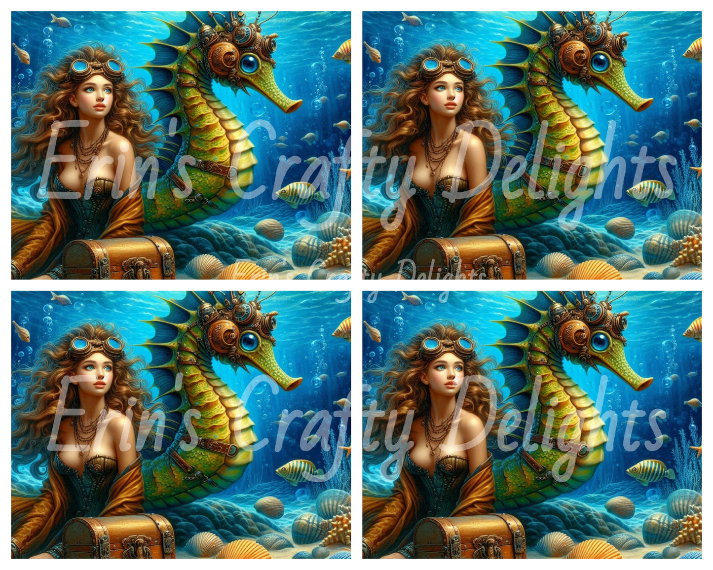 Mermaid & Seahorse Treasure 12