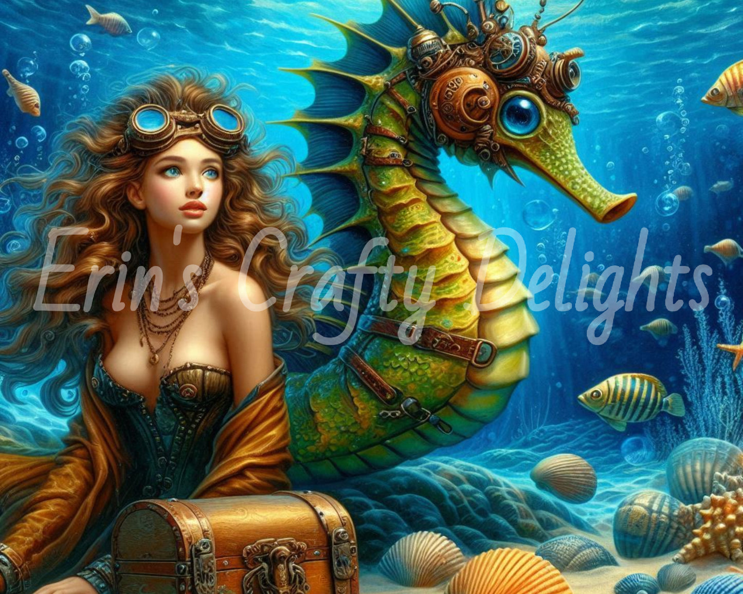 Mermaid & Seahorse Treasure 12