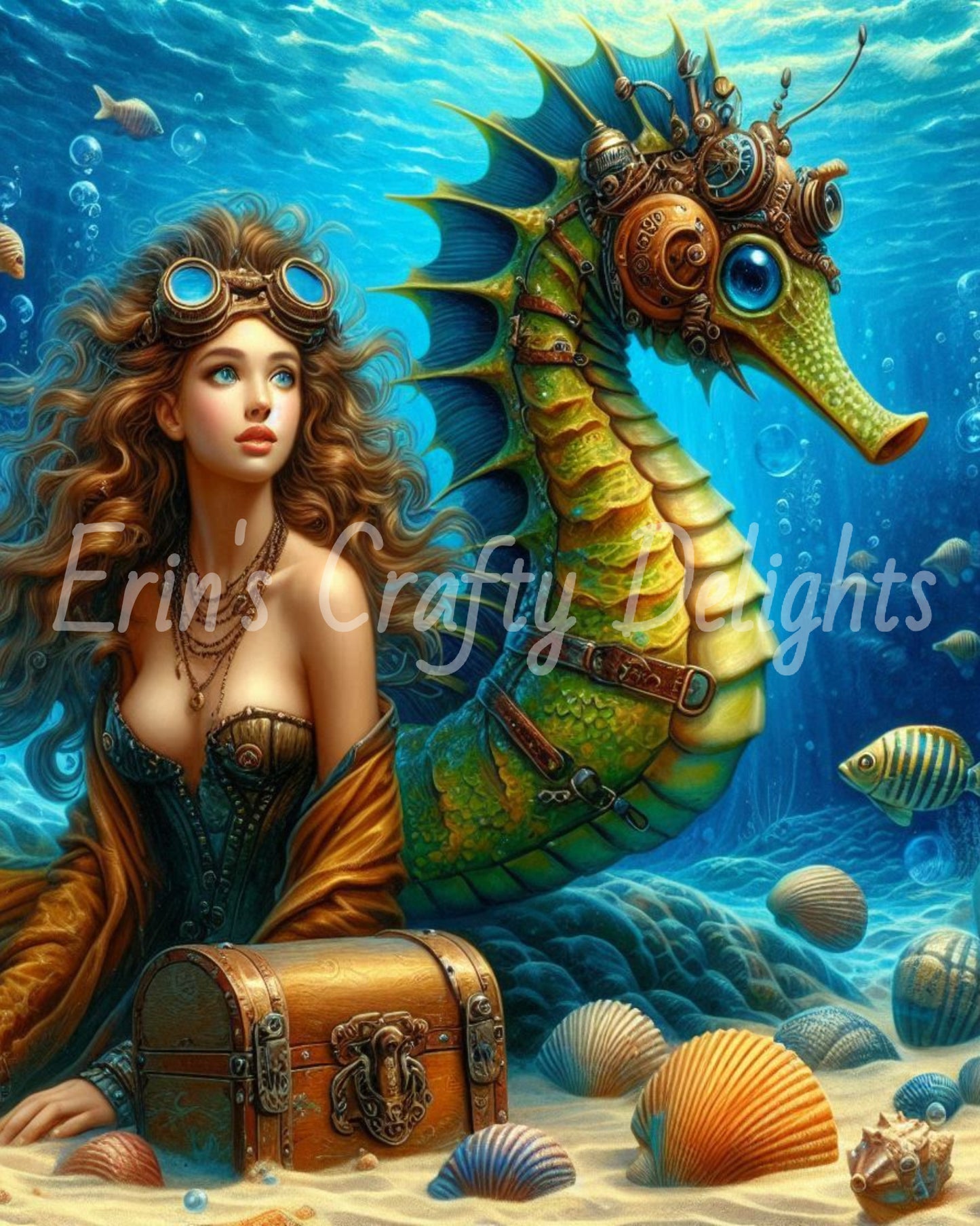 Mermaid & Seahorse Treasure 12