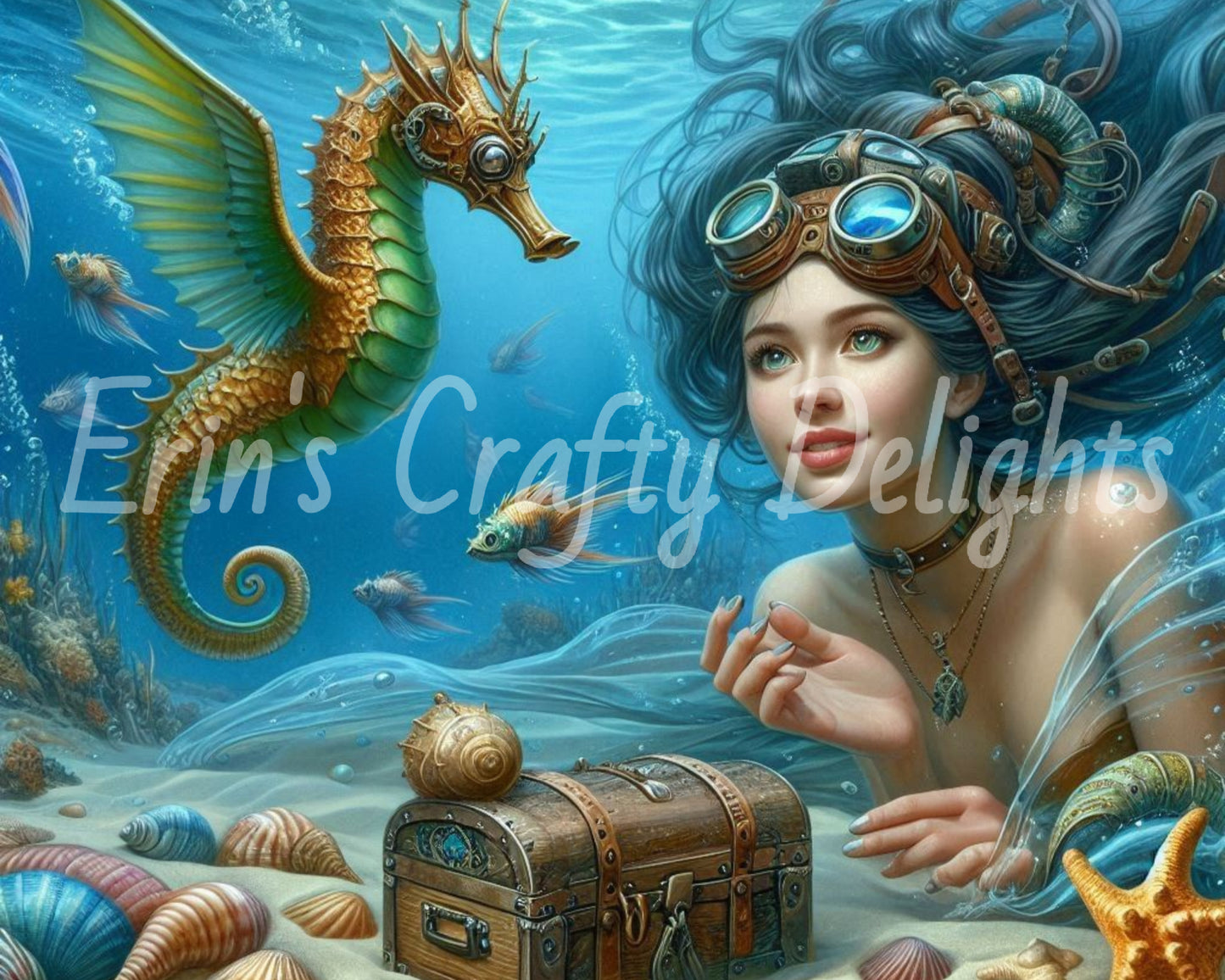 Mermaid & Seahorse Treasure 13