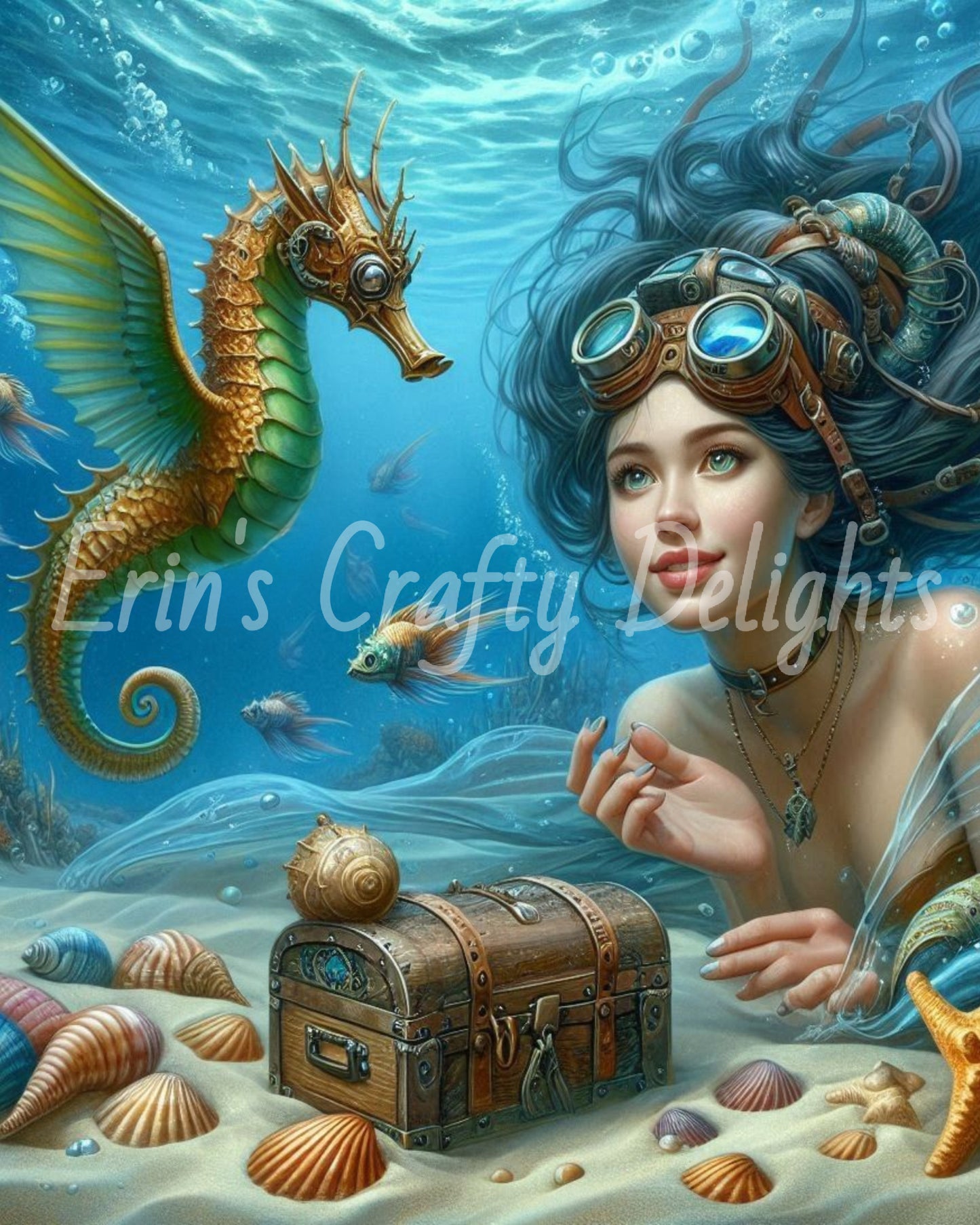 Mermaid & Seahorse Treasure 13