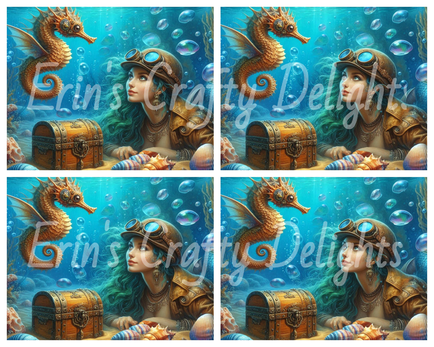 Mermaid & Seahorse Treasure 14