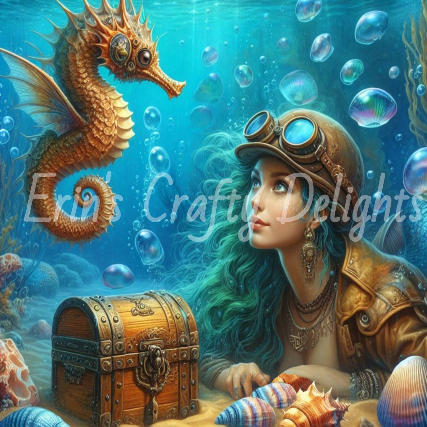 Mermaid & Seahorse Treasure 14