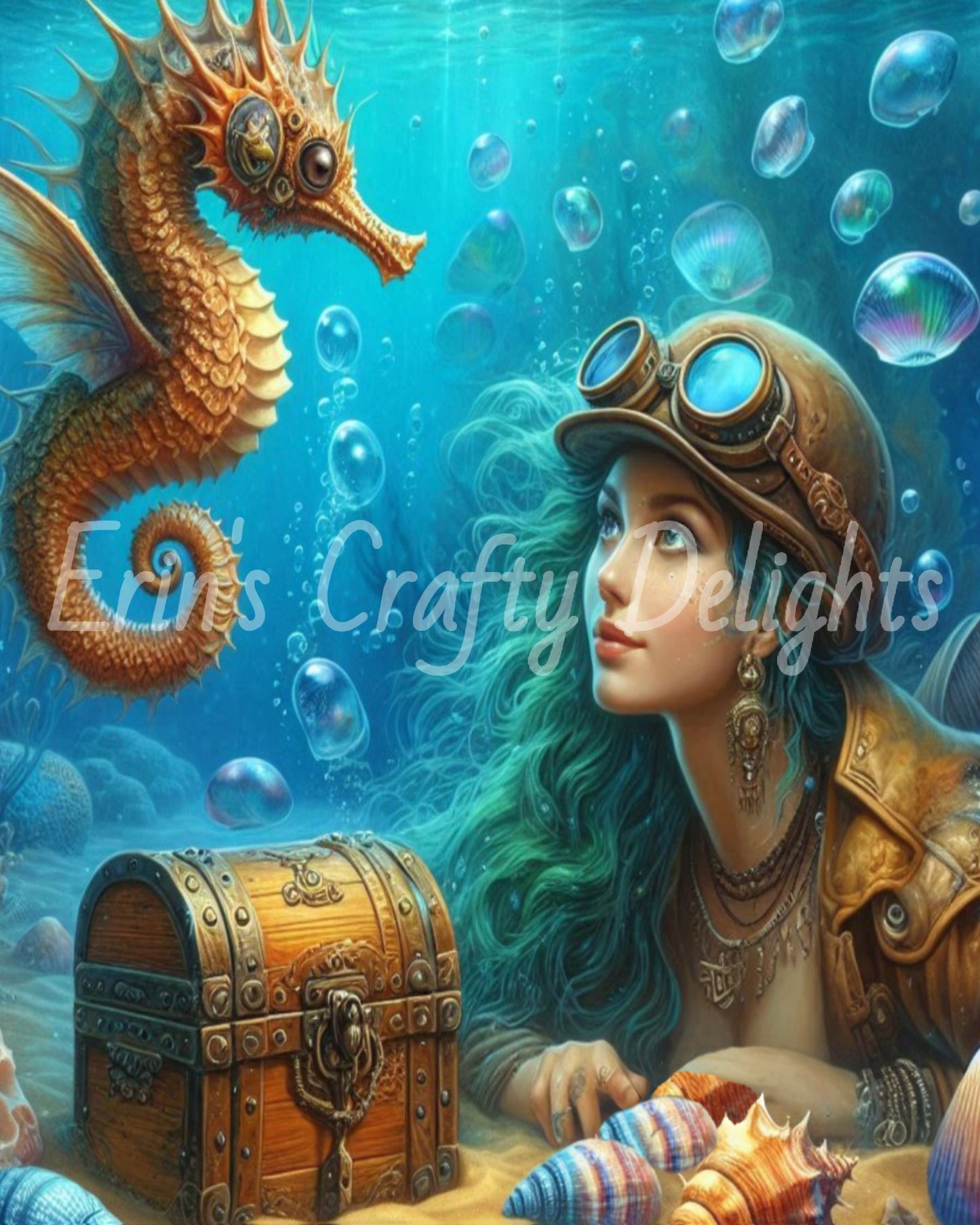 Mermaid & Seahorse Treasure 14