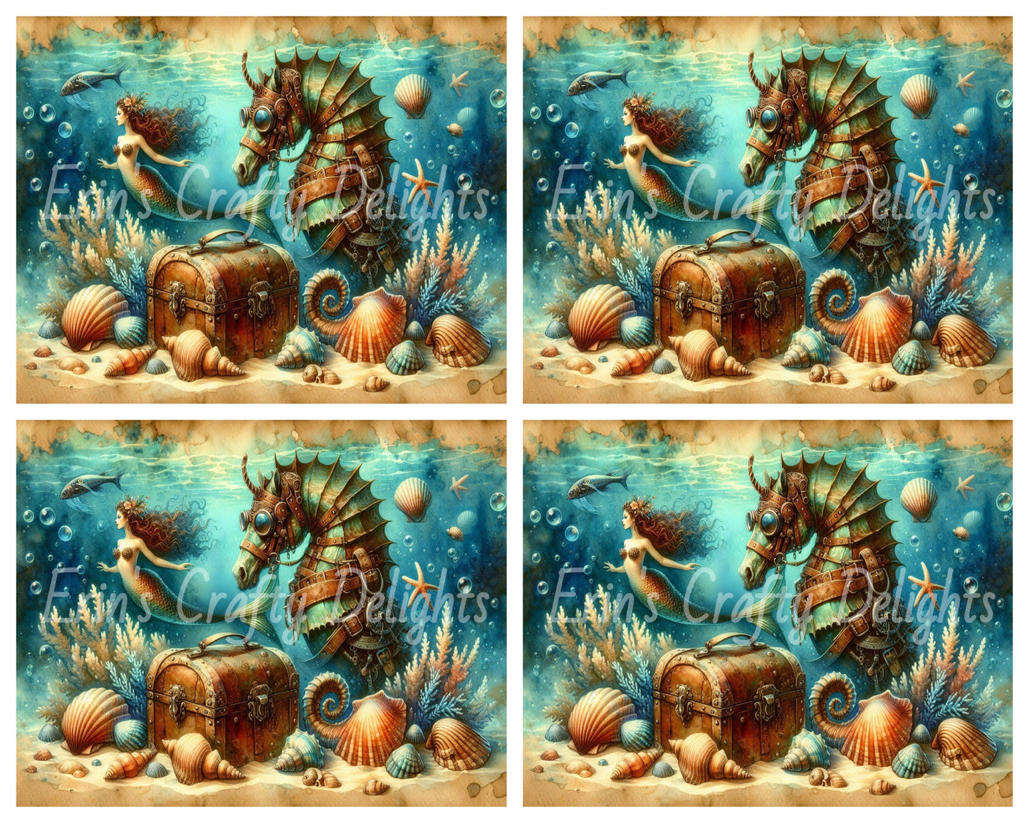 Mermaid & Seahorse Treasure 2