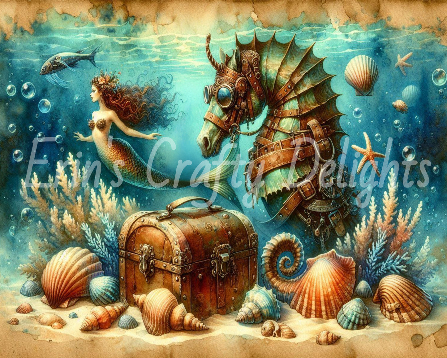 Mermaid & Seahorse Treasure 2