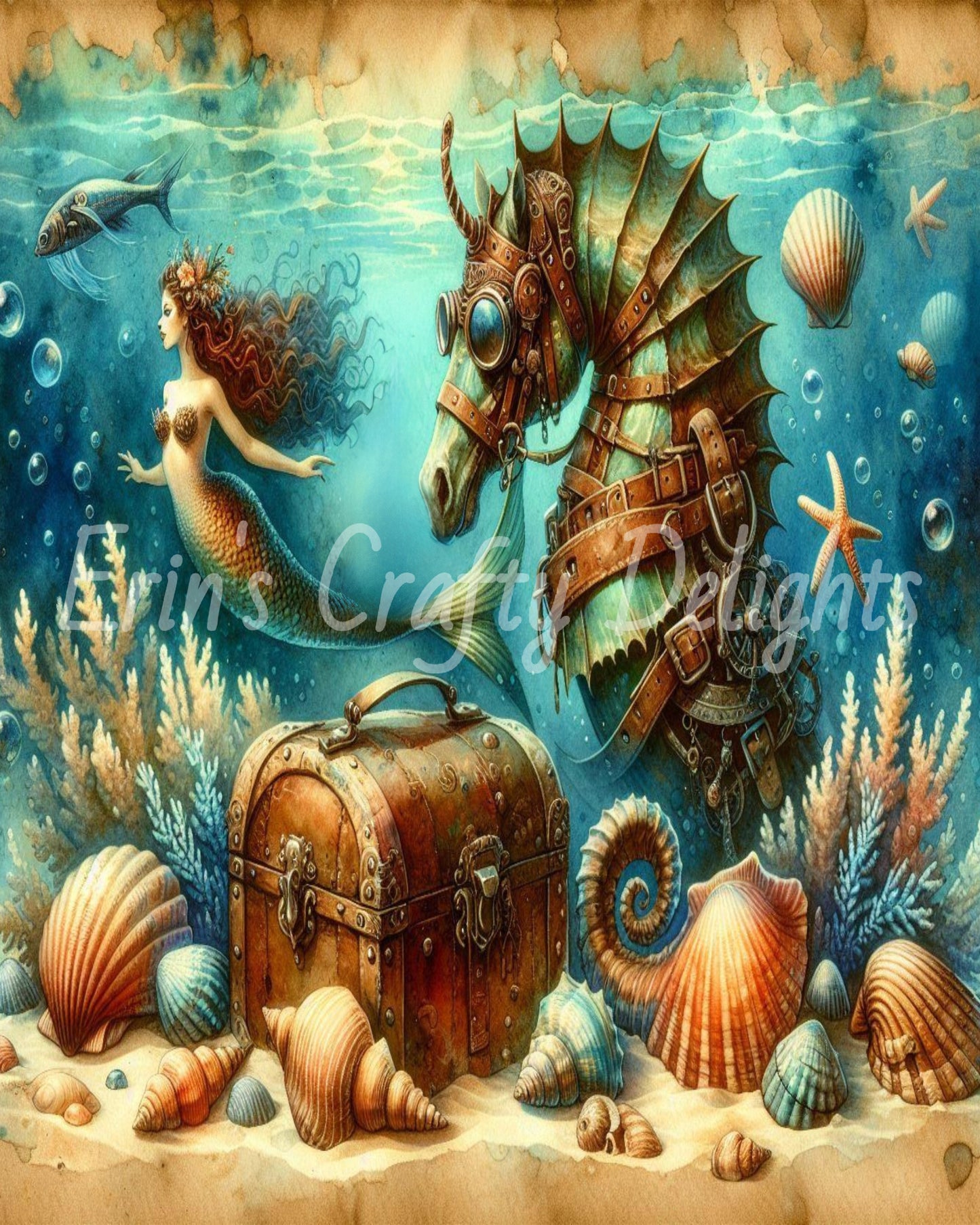 Mermaid & Seahorse Treasure 2