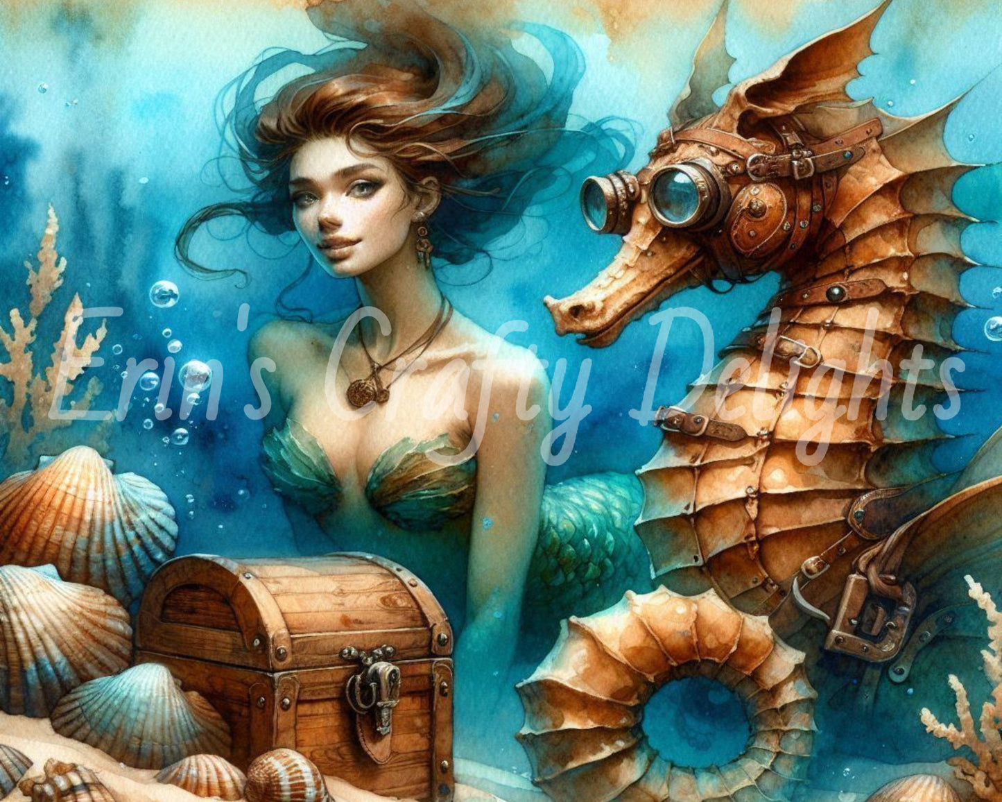 Mermaid & Seahorse Treasure 7