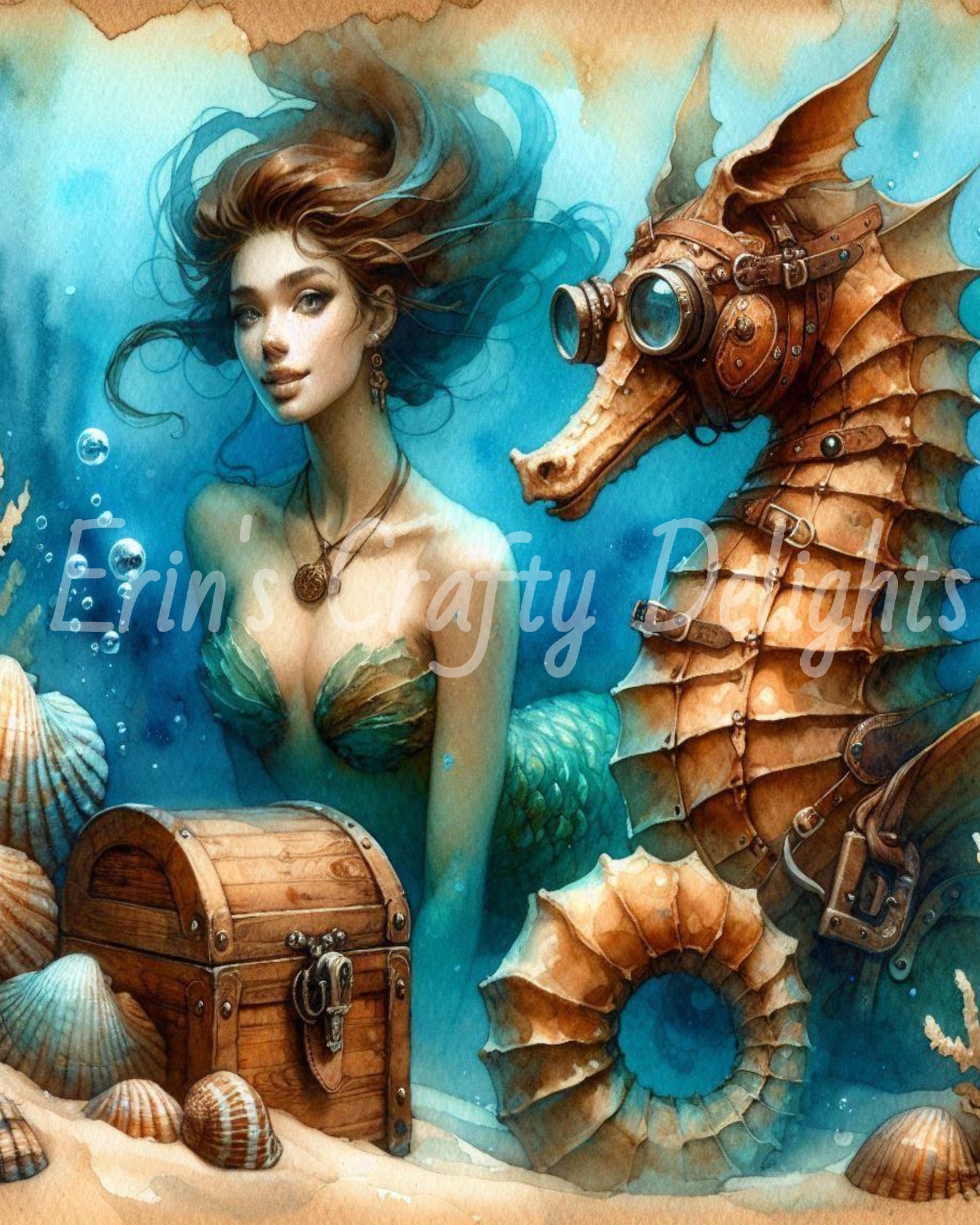Mermaid & Seahorse Treasure 7