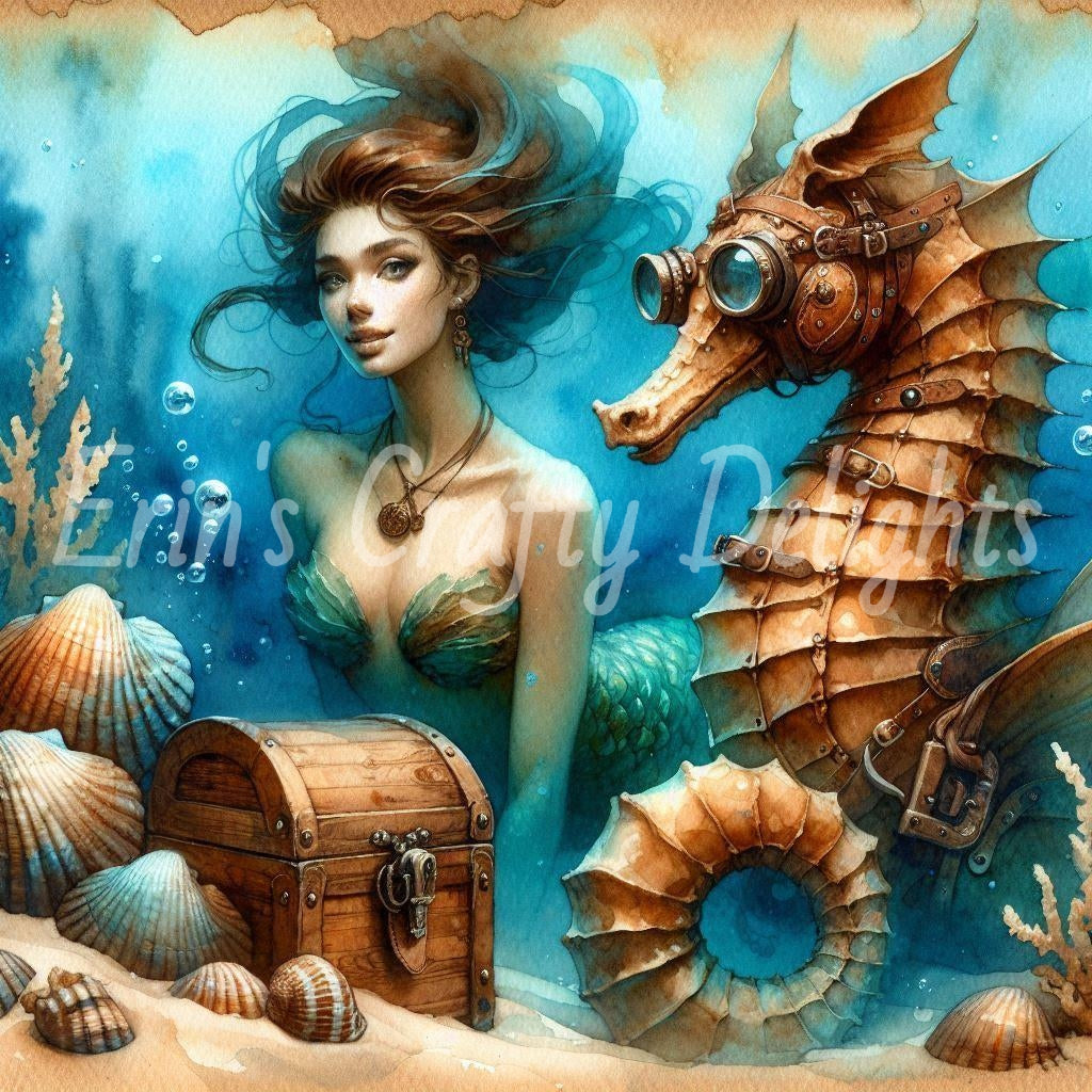 Mermaid & Seahorse Treasure 7