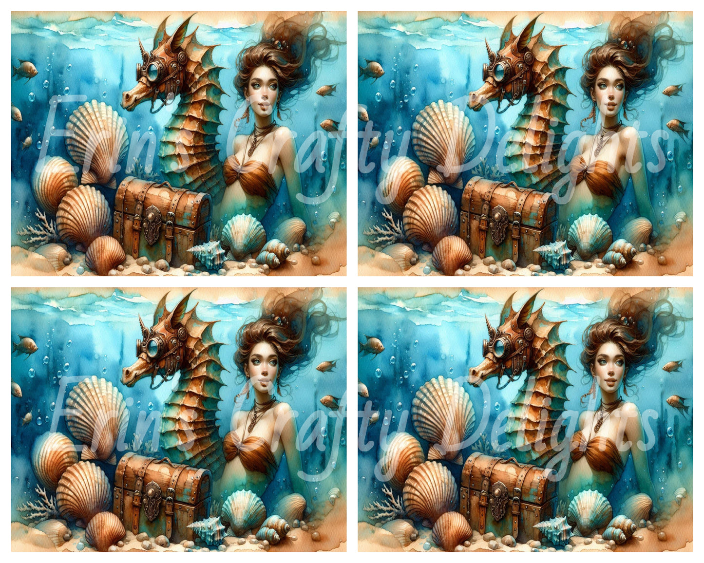Mermaid & Seahorse Treasure 8
