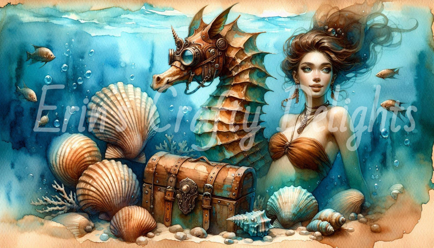 Mermaid & Seahorse Treasure 8