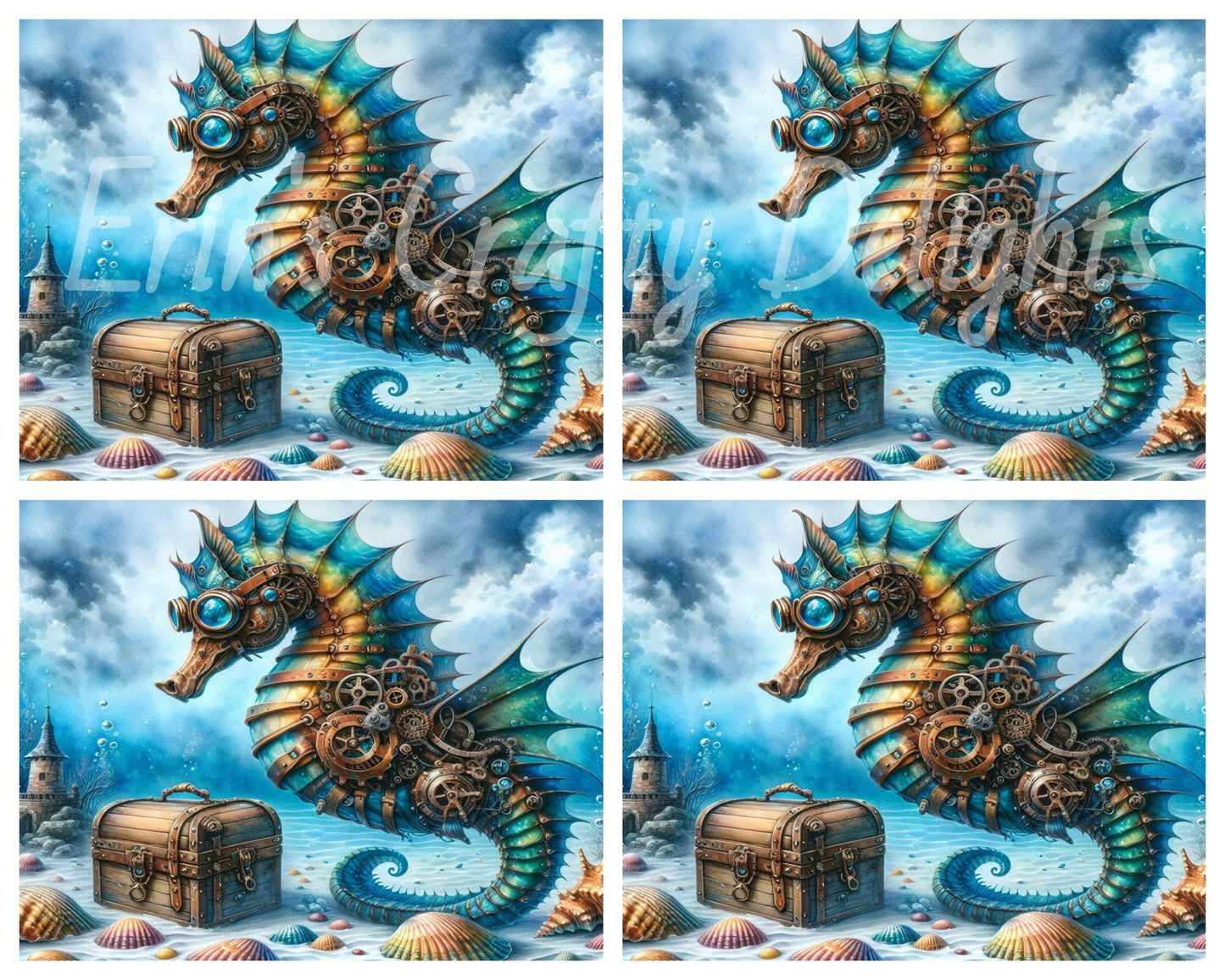 Mermaid & Seahorse Treasure 9