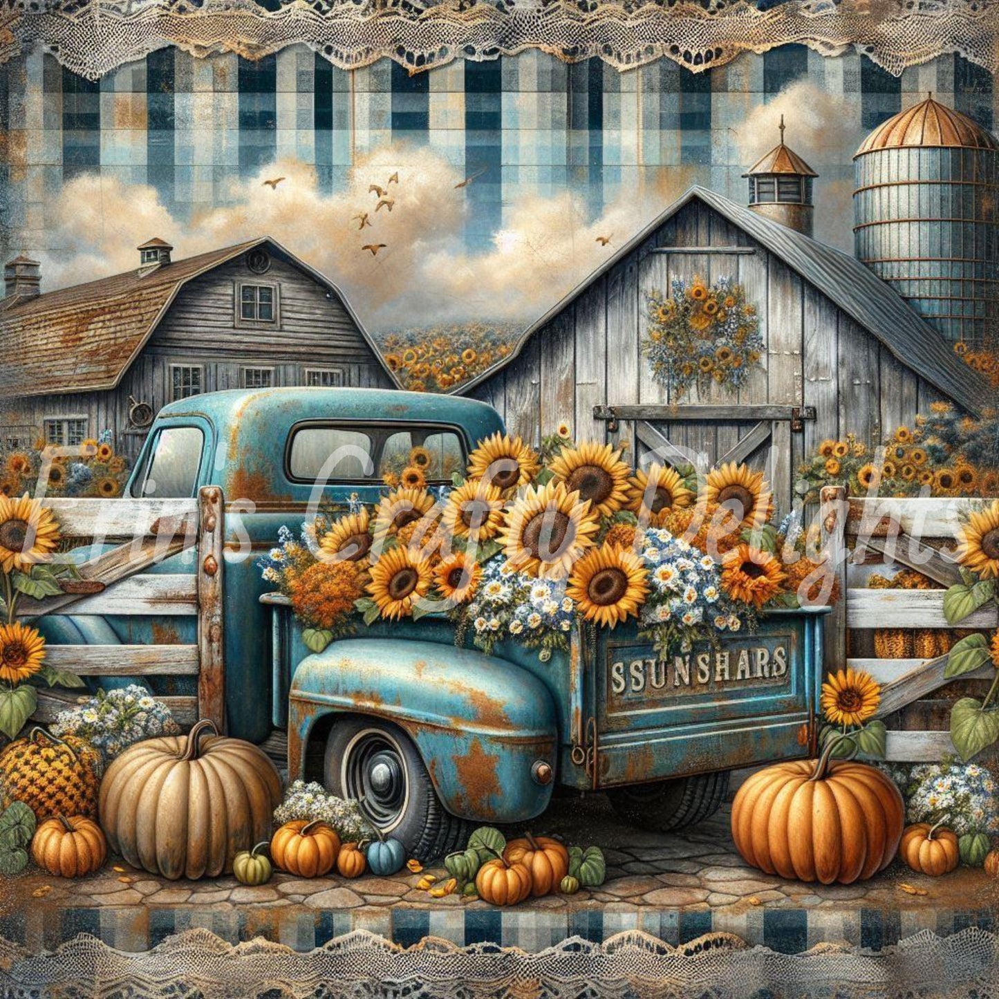 Blue Pumpkin Truck Set
