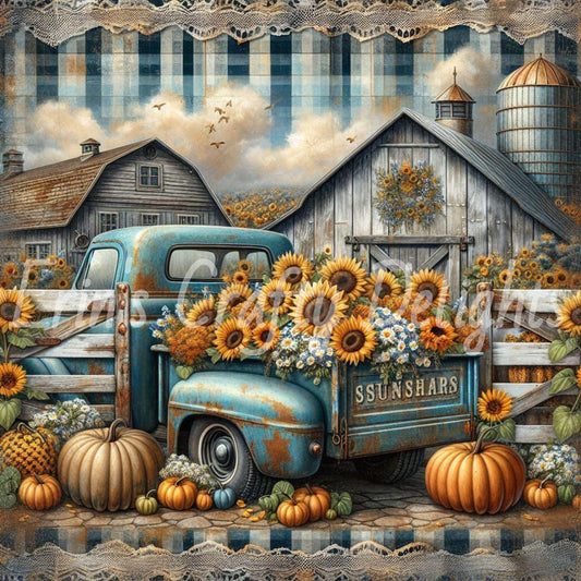 Blue Pumpkin Truck Set