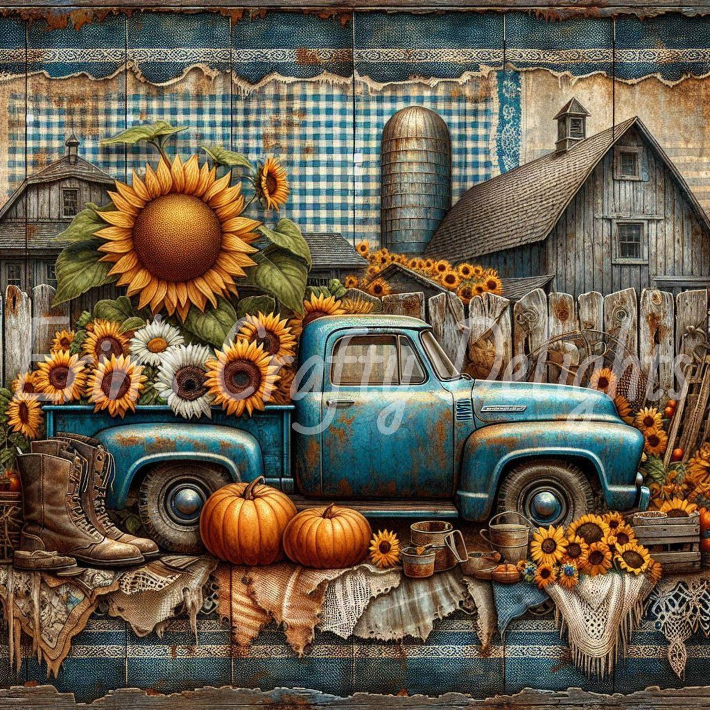 Blue Pumpkin Truck Set
