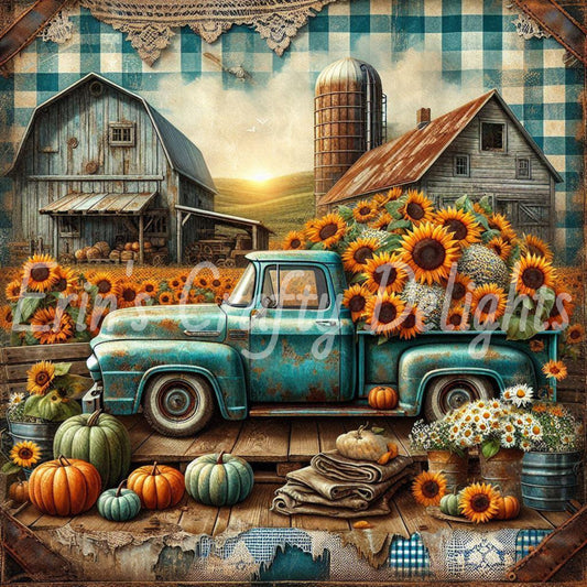 Blue Pumpkin Truck 2