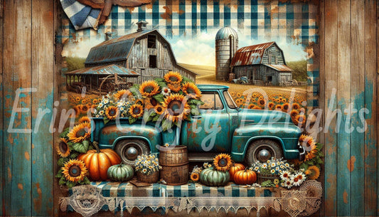 Blue Pumpkin Truck 3